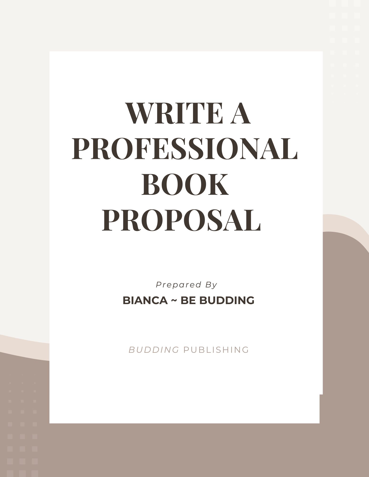 Craft a compelling book proposal that meets the standards of leading publishing houses like Hay House