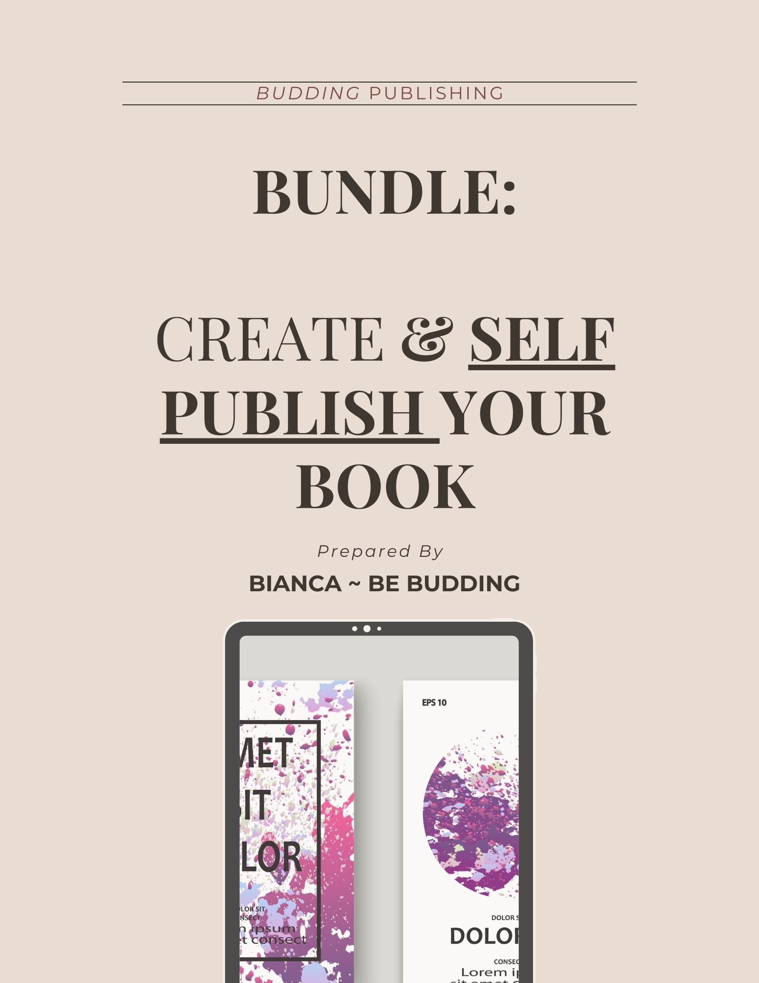 create design publish book