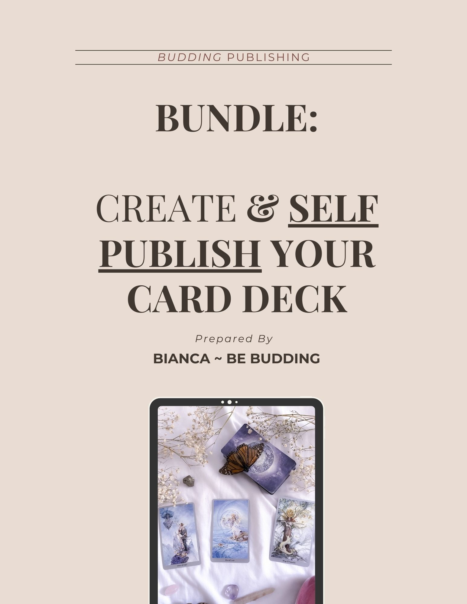 create design publish card oracle tarot deck