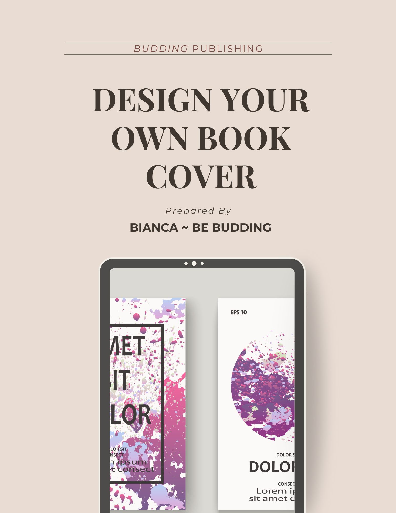 desing bookcover canva