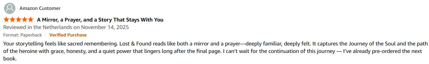 spiritual book fiction promised new author