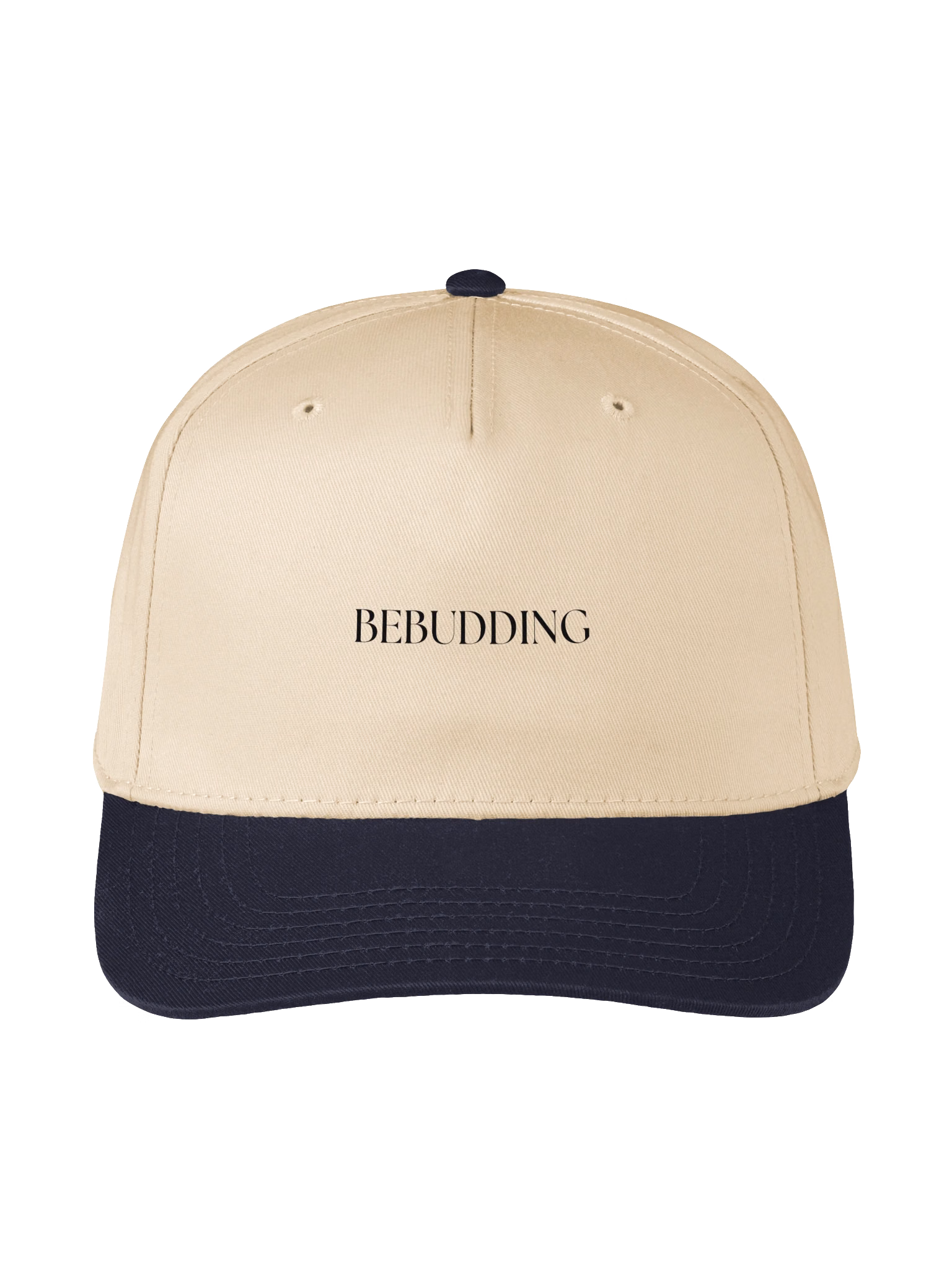 BEBUDDING Black Font - Baseball Cap
